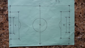 Soccer Field Underground Line Markers