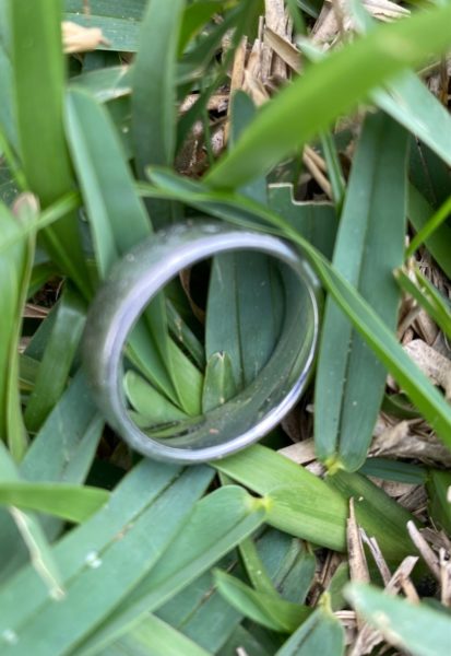 Platinum Wedding Ring Lost during an afternoon of yard work in Houston, Texas